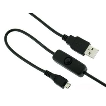 Raspberry Pi Micro usb kabeltje met schakelaar