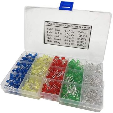 LED Diode 5MM Kit - 500 Stuks
