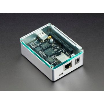 Adafruit: Anidees BeagleBoneBlack Case - Silver Aluminum with Crystal Top