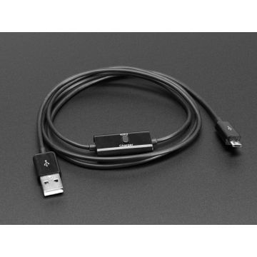 Adafruit: USB Micro B Cable with Data/Charge Sync Switch