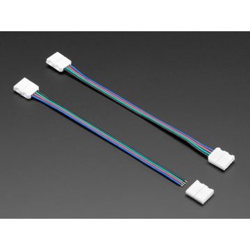 Solderless DotStar and Analog RGB LED Strip Clip Sampler