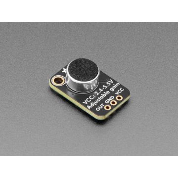 Electret Microphone Amplifier - MAX4466 with Adjustable Gain