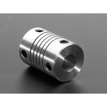 Aluminum Flex Shaft Coupler - 5mm to 8mm