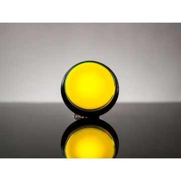 Large Arcade Button with LED - 60mm Yellow