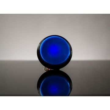 Large Arcade Button with LED - 60mm Blue