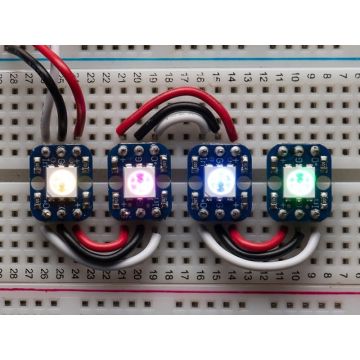 Breadboard-friendly RGB Smart NeoPixel - Pack of 5