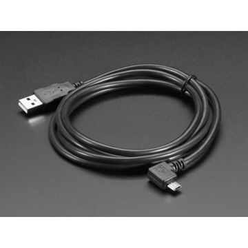 Right Angle USB cable - A/MicroB