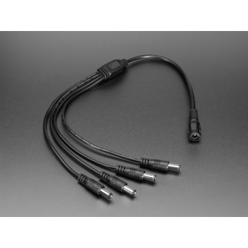 4-Way 2.1mm DC Barrel Jack Splitter