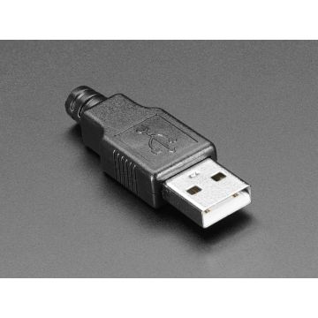USB DIY Connector Shell - Type A Male Plug