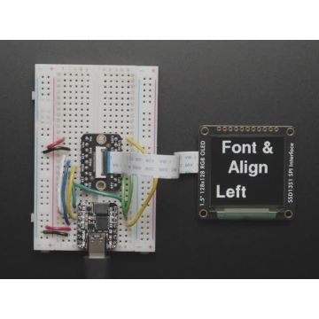 OLED Breakout Board - 16-bit Color 1.5" w/microSD holder