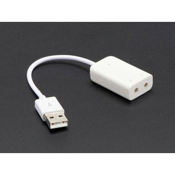 USB Audio Adapter - Works with Raspberry Pi