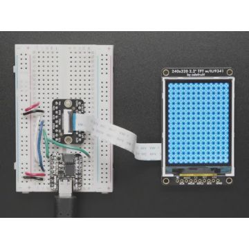 2.2" 18-bit color TFT LCD display with microSD card breakout
