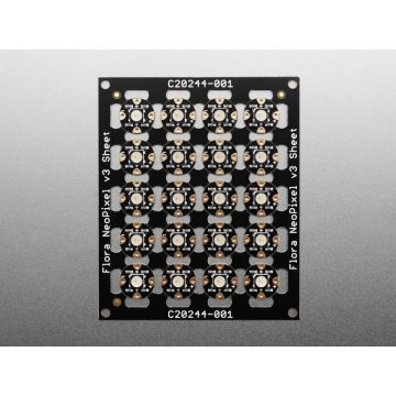 Flora RGB Smart NeoPixel version 3 - Sheet of 20