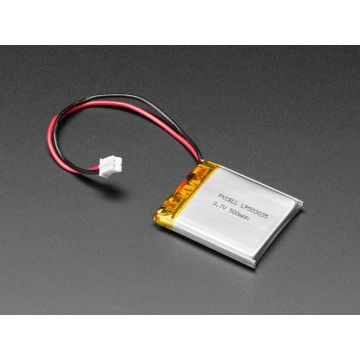 Lithium Ion Polymer Battery - 3.7v 500mAh