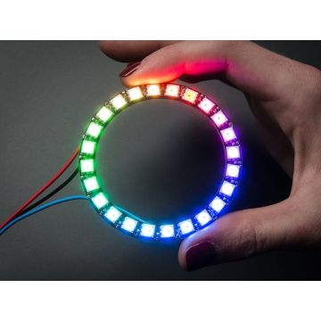 NeoPixel Ring - 24 x 5050 RGB LED with Integrated Drivers