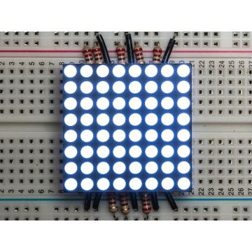 Small 1.2" 8x8 Ultra Bright White LED Matrix