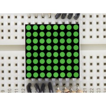 Miniature 0.8" 8x8 Pure Green LED Matrix