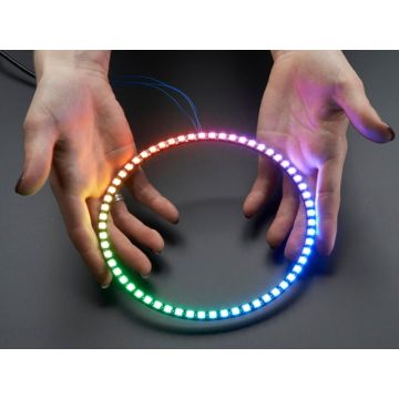 NeoPixel 1/4 60 Ring - 5050 RGB LED w/ Integrated Drivers