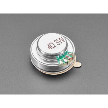 Medium Surface Transducer with Wires - 4 Ohm 3 Watt