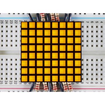 1.2" 8x8 Matrix Square Pixel - Yellow