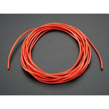 Silicone Cover Stranded-Core Wire - 2m 26AWG Red