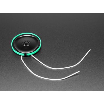 Thin Plastic Speaker w/Wires - 8 ohm 0.25W