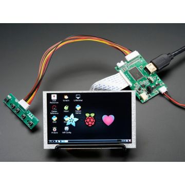 HDMI 4 Pi: 5" Display (no Touch) w/Mini Driver - 800x480 HDMI