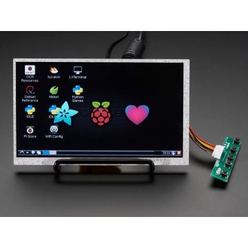 HDMI 4 Pi: 7" Display no Touchscreen 800x480 - HDMI/VGA/NTSC/PAL