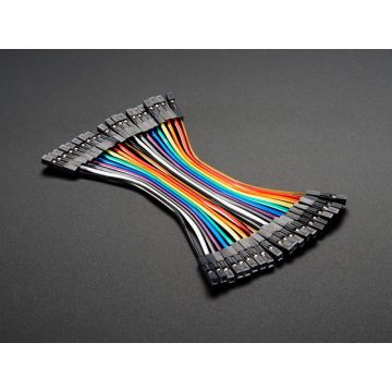 Premium Female/Female Jumper Wires - 20 x 3" (75mm)