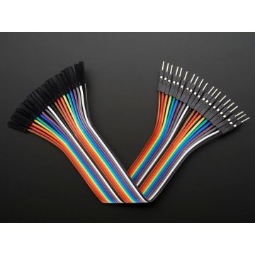 Premium Female/Male 'Extension' Jumper Wires - 20 x 6"