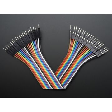 Premium Male/Male Jumper Wires - 20 x 6" (150mm)