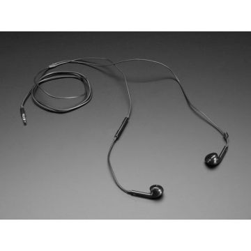 Cell-phone TRRS Headset - Earbud Headphones w/ Microphone