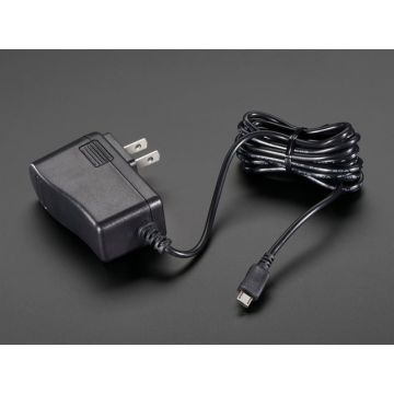 5V 2.5A Switching Power Supply with 20AWG MicroUSB Cable