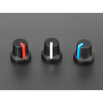 Potentiometer Knob - Soft Touch T18 - Blue