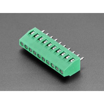 2.54mm/0.1" Pitch Terminal Block - 10-pin