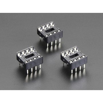IC Socket - for 8-pin 0.3" Chips - Pack of 3