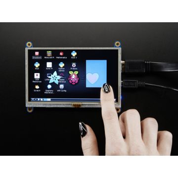 HDMI 5" 800x480 Display Backpack - With Resistive Touchscreen