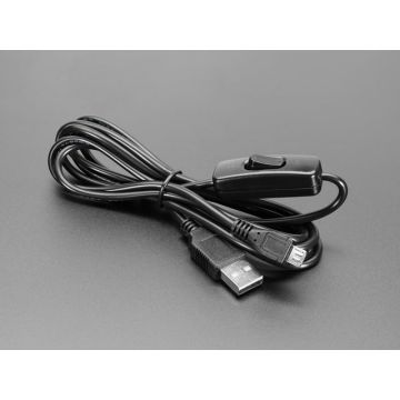 USB Power Only Cable with Switch - A/MicroB
