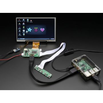 HDMI 4 Pi: 7" Display w/Touchscreen 1024x600 w/ Mini Driver