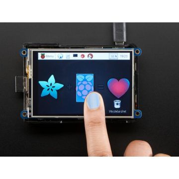 PiTFT Plus 480x320 3.5" TFT+Touchscreen for Raspberry Pi