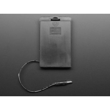 6 x AA battery holder with 5.5mm/2.1mm plug