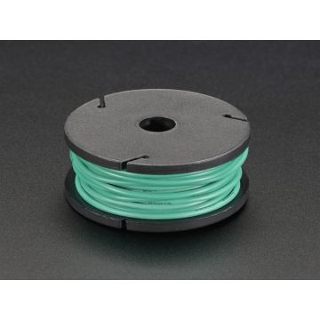 Silicone Cover Stranded-Core Wire - 25ft 26AWG - Green