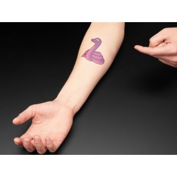 Blinka the CircuitPython Temporary Tattoo