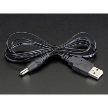USB to 2.1mm Male Barrel Jack Cable
