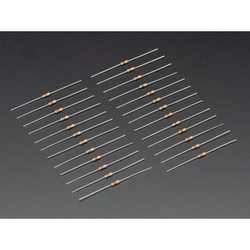 Through-Hole Resistors - 10K ohm 5% 1/4W - Pack of 25