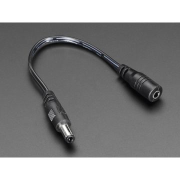 3.8 / 1.3mm or 3.5 / 1.1mm to 5.5 / 2.1mm DC Jack Adapter Cable