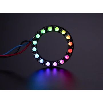 NeoPixel Ring - 16 x 5050 RGBW LEDs w/ Integrated Drivers