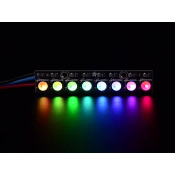 NeoPixel Stick - 8 x 5050 RGBW LEDs - Warm White - ~3000K