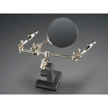 Helping Third Hand Magnifier W/Magnifying Glass Tool