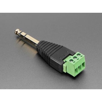 1/4" (6.35mm) Stereo Plug Terminal Block